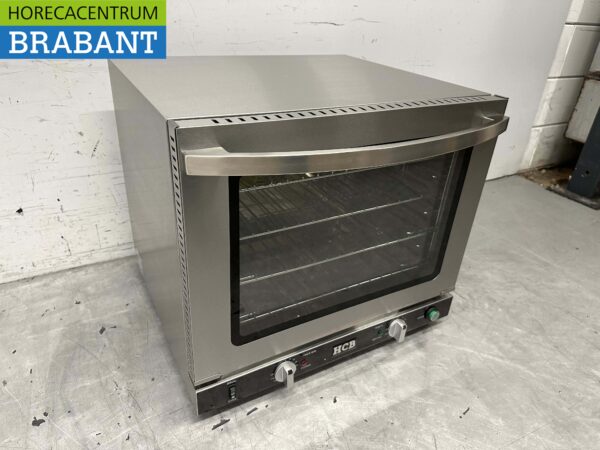 Four à convection à air chaud en acier inoxydable Four de cuisson avec gril et injection d'humidité / cuisson à la vapeur 66 litres 230V Horeca – Image 3