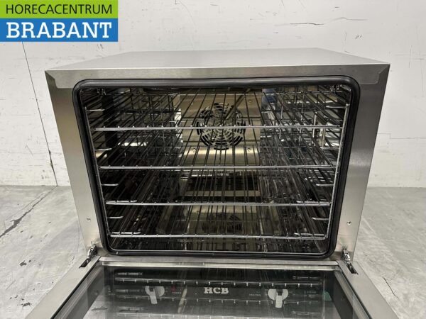 Four à convection à air chaud en acier inoxydable Four de cuisson avec gril et injection d'humidité / cuisson à la vapeur 66 litres 230V Horeca – Image 4