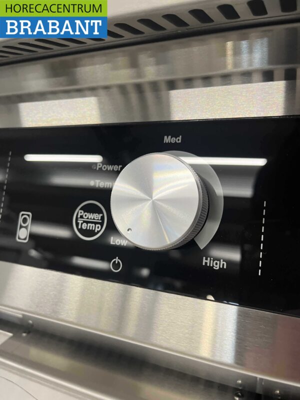 Acier inoxydable Plaque de cuisson à induction 4 brûleurs 17 kW 400V 80 cm Horeca – Image 7