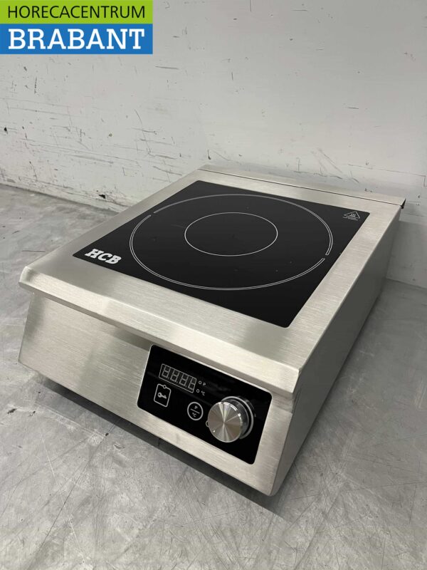 Acier inoxydable Plaque de cuisson à induction 5 kW 400V Horeca – Image 2