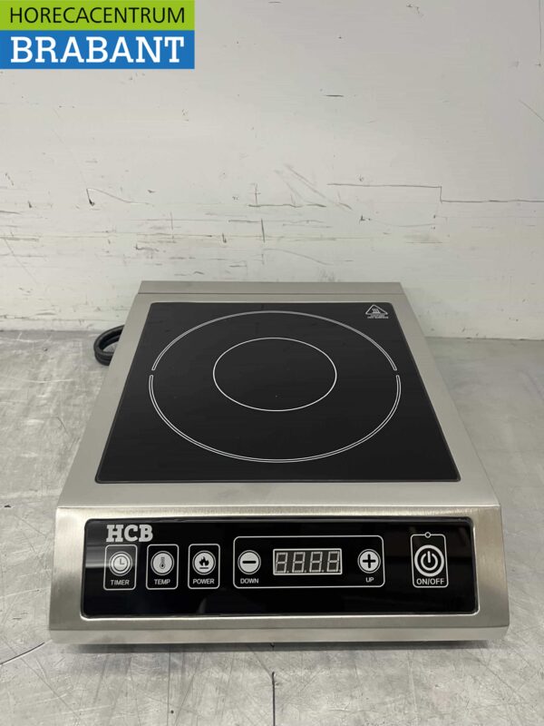 Plaque à induction en acier inoxydable 3,5 kW 230V Horeca