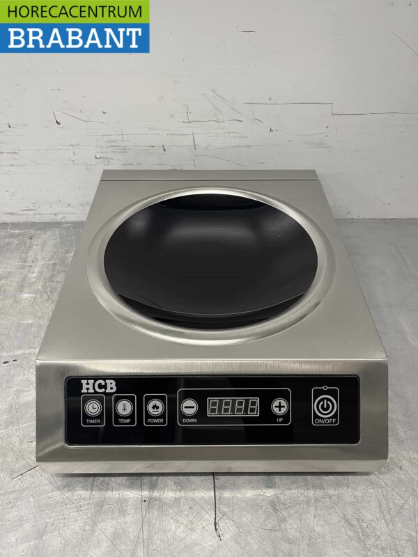 Acier inoxydable wok à induction brûleur wok plaque wok 3,5 kW 230V Horeca