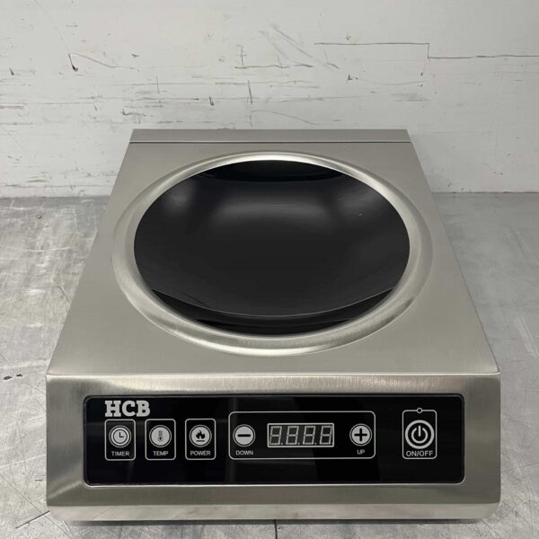 Acier inoxydable wok à induction brûleur wok plaque wok 3,5 kW 230V Horeca