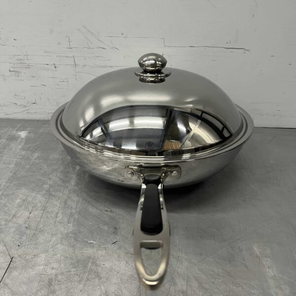 HCB acier inoxydable Universal induction wok pan wok with lid 36 cm Catering