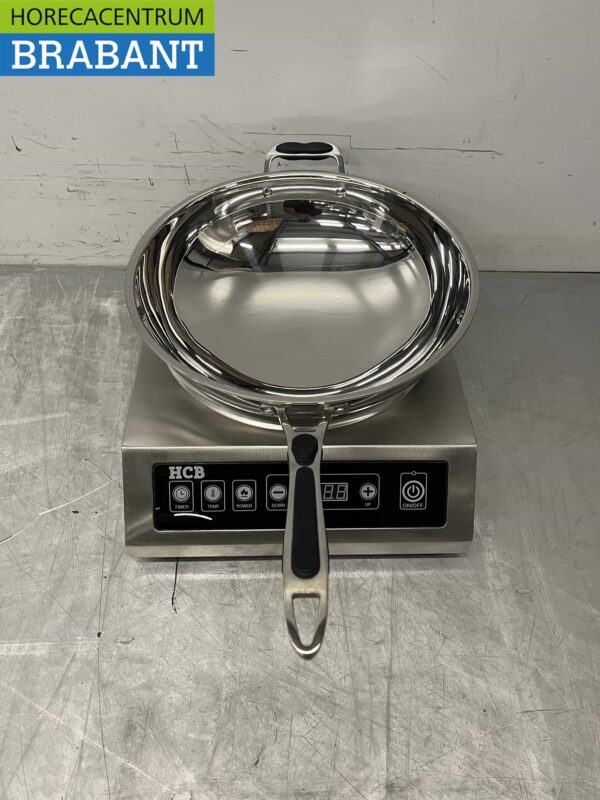 Acier inoxydable wok à induction brûleur wok plaque wok 3,5 kW 230V Horeca – Image 10