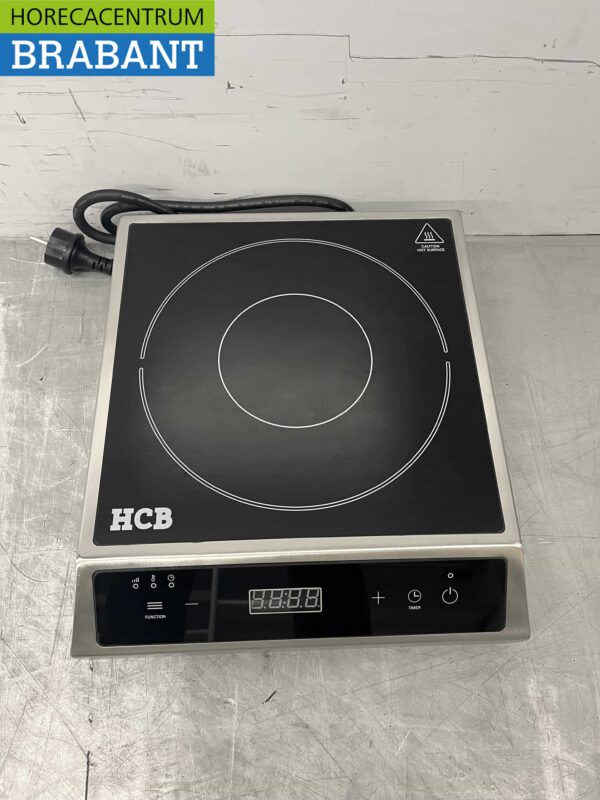 Plaque à induction en acier inoxydable 2,7 kW 230V Horeca – Image 4