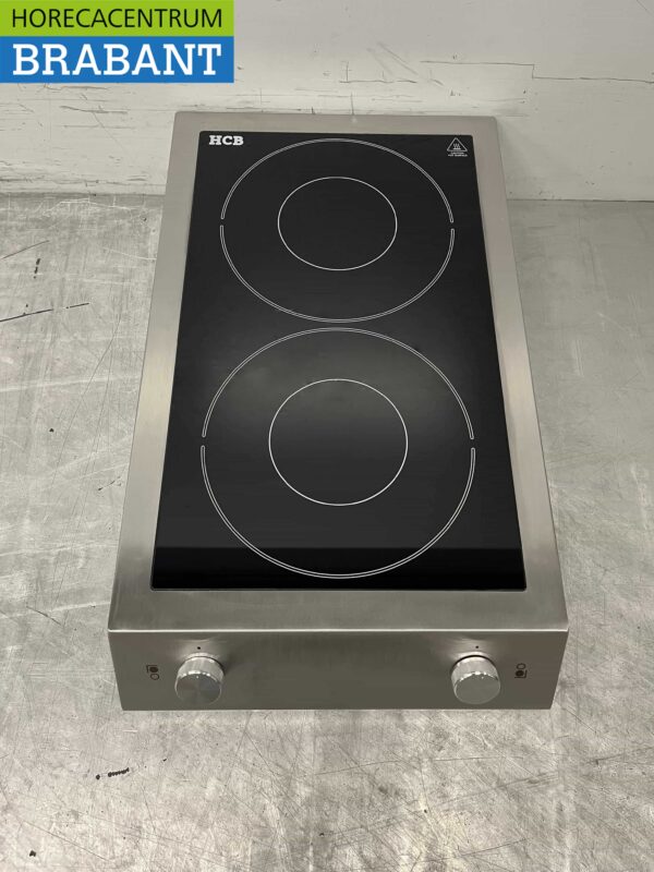 Acier inoxydable Plaque à induction double 7 kW 400V Horeca – Image 4