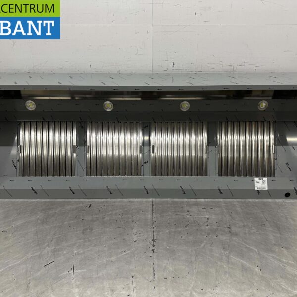 Hotte aspirante en acier inoxydable hotte avec filtres à lamelles Premium-line 250 cm Modèle en boîte Modèle en boîte Horeca