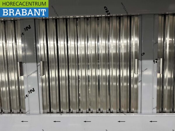 Hotte aspirante en acier inoxydable hotte avec filtres à lamelles Premium-line 250 cm Modèle en boîte Modèle en boîte Horeca – Image 5