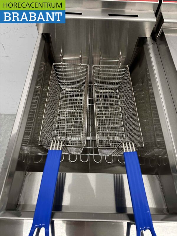 HCB Acier inoxydable Friteuse double Friteuse 2 x 30 litres 2 x 10 kW 400V Horeca – Image 6