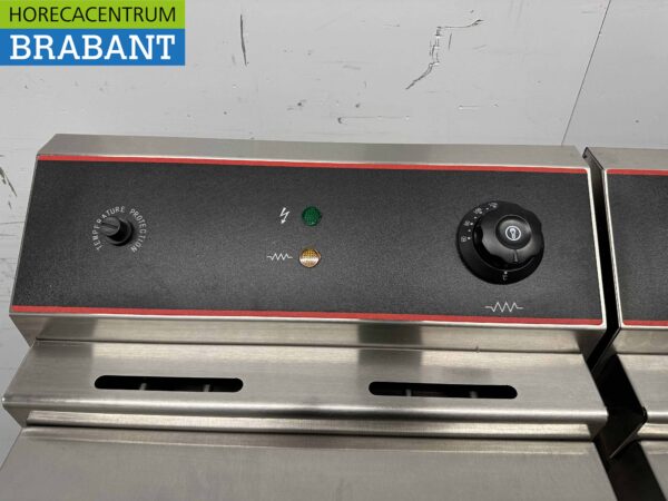 HCB Acier inoxydable Friteuse double Friteuse 2 x 30 litres 2 x 10 kW 400V Horeca – Image 7