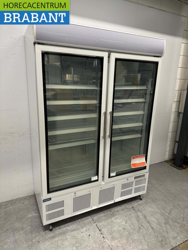 Polar GH507 Congélateur à double porte en verre Congélateur 920 litres 230V Horeca – Image 2