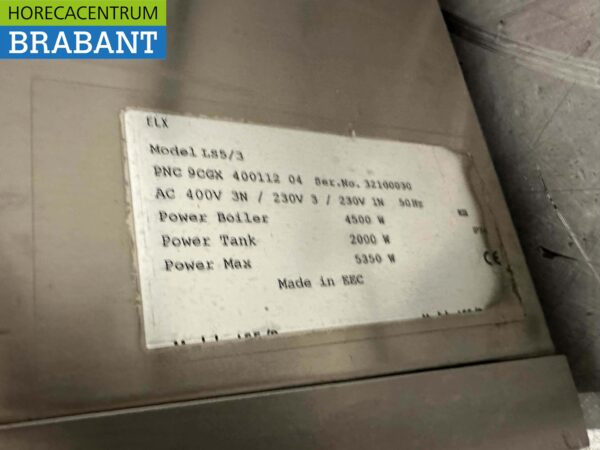 Lave-vaisselle Zanussi LS5/3 en acier inoxydable Chargement frontal 400V Horeca – Image 6