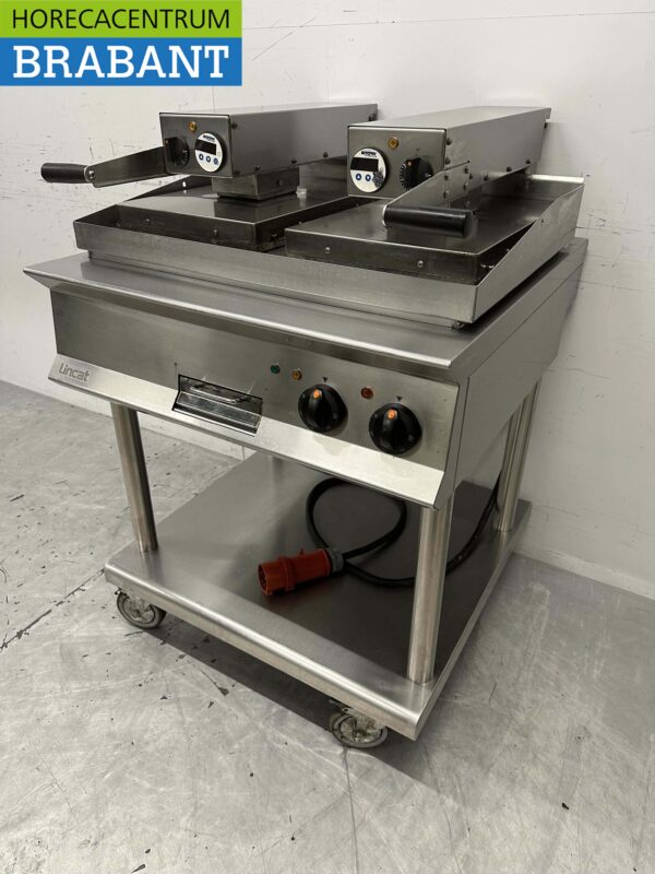 Lincat Acier inoxydable Clam Grill Hamburger Plaque grill 80 cm 17,2kW 400V Horeca – Image 2