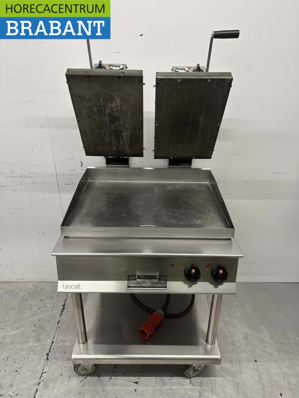Lincat Acier inoxydable Clam Grill Hamburger Plaque grill 80 cm 17,2kW 400V Horeca – Image 5