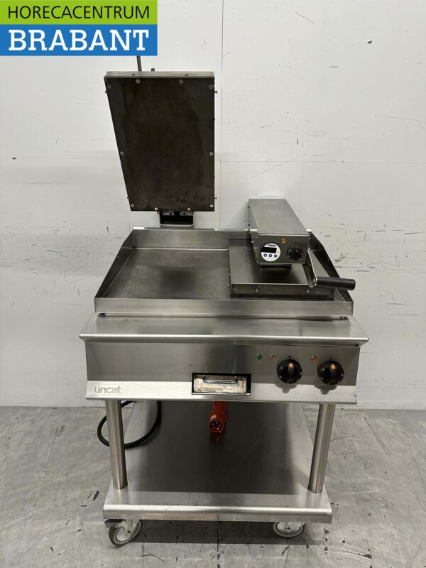 Lincat Acier inoxydable Clam Grill Hamburger Plaque grill 80 cm 17,2kW 400V Horeca – Image 4