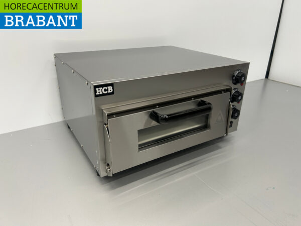 Four à pizza HCB en acier inoxydable 40 cm pierre 230V Horeca – Image 3