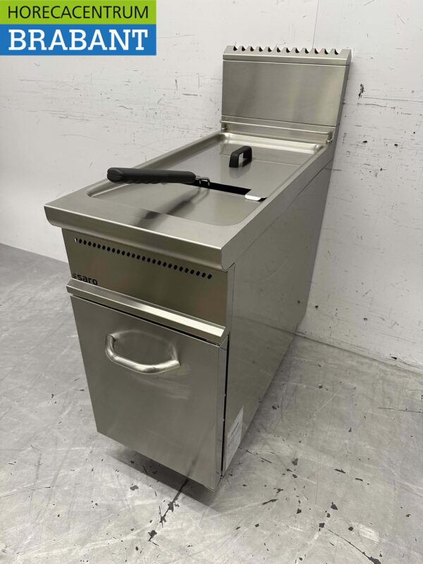 Friteuse Saro en acier inoxydable 21 litres 22 kW GAZ Restauration – Image 3