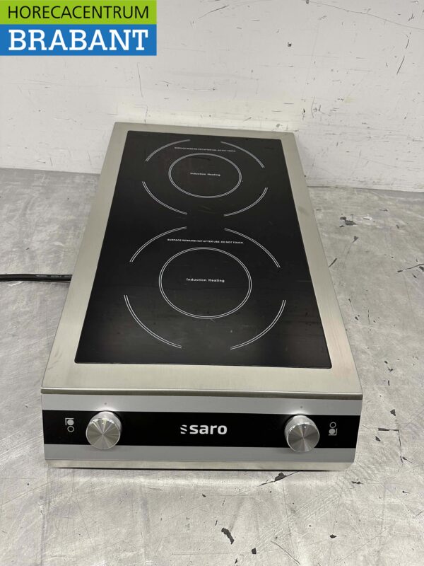 Plaque de cuisson à induction Saro Anita en acier inoxydable 7 kW 400V Horeca – Image 2