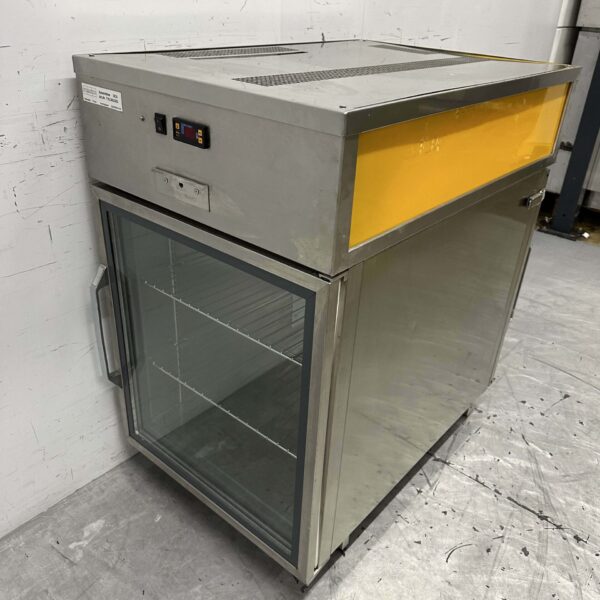 Vitrine réfrigérée Franke en acier inoxydable Confiseur 160 litres 230V Horeca
