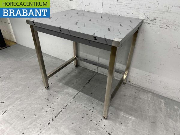 Table de travail en acier inoxydable Premium-line 90 x 70 x 85 cm Restauration – Image 3