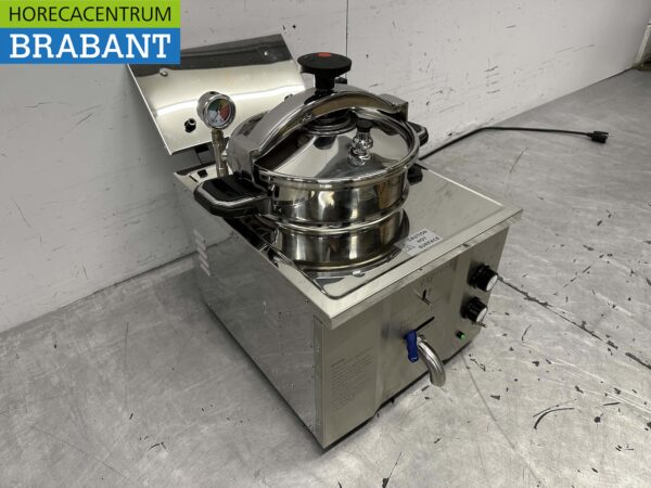 Acier inoxydable Friteuse haute pression Friteuse 15 litres 230V Horeca – Image 4