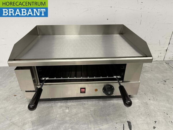 Planche à griller en acier inoxydable avec grille salamandre 55 cm 230V Horeca