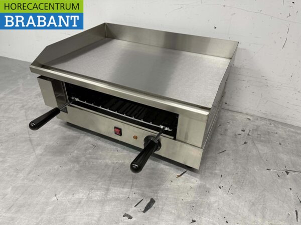 Planche à griller en acier inoxydable avec grille salamandre 55 cm 230V Horeca – Image 2