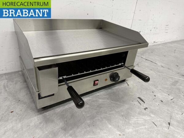 Planche à griller en acier inoxydable avec grille salamandre 55 cm 230V Horeca – Image 3
