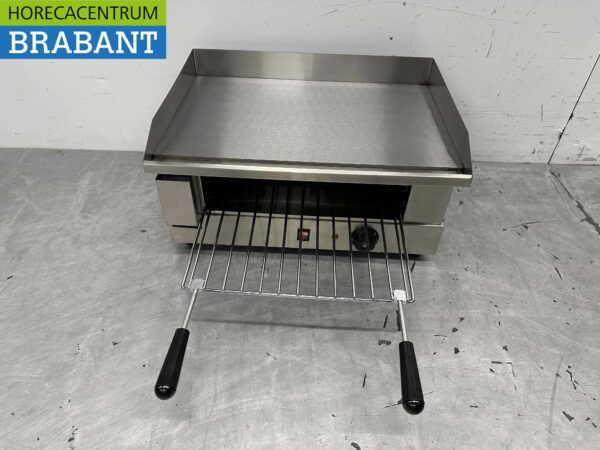 Planche à griller en acier inoxydable avec grille salamandre 55 cm 230V Horeca – Image 5