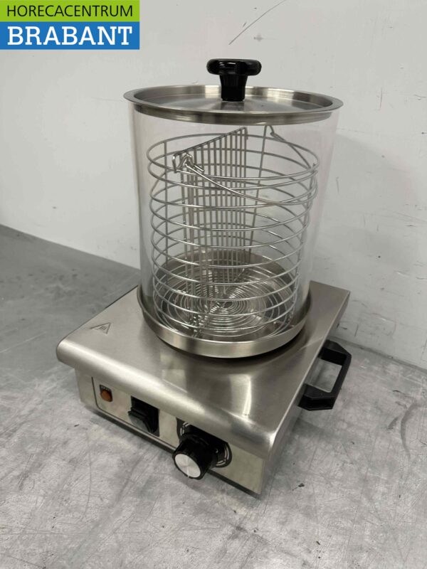 Bouilloire à hot-dogs en acier inoxydable Réchauffeur de hot-dogs Hotdog 230V Horeca – Image 3