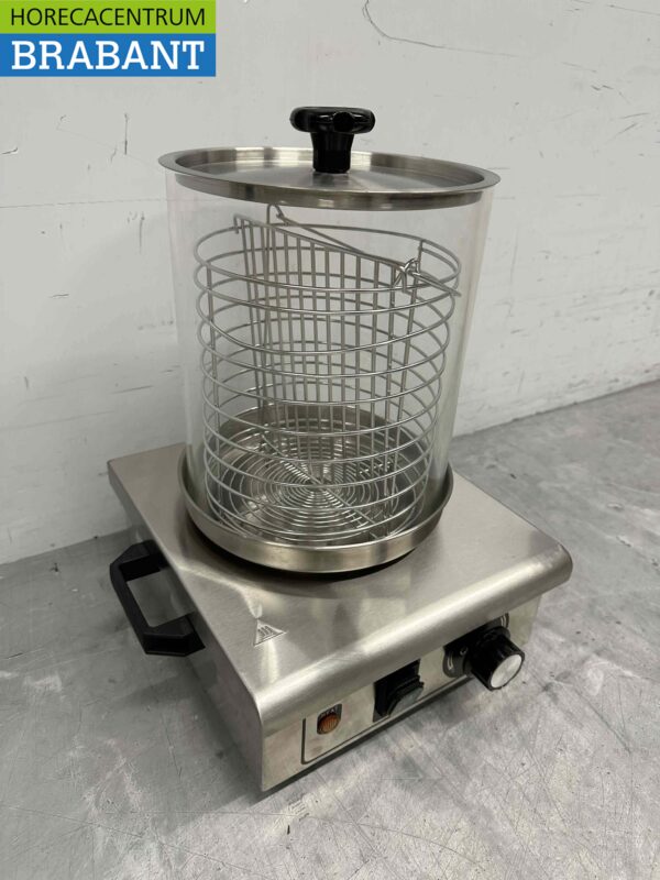 Bouilloire à hot-dogs en acier inoxydable Réchauffeur de hot-dogs Hotdog 230V Horeca – Image 4