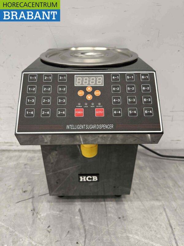 Machine à fructose Distributeur de fructose pour thé à bulles 24 touches 9,5 litres 230V Horeca