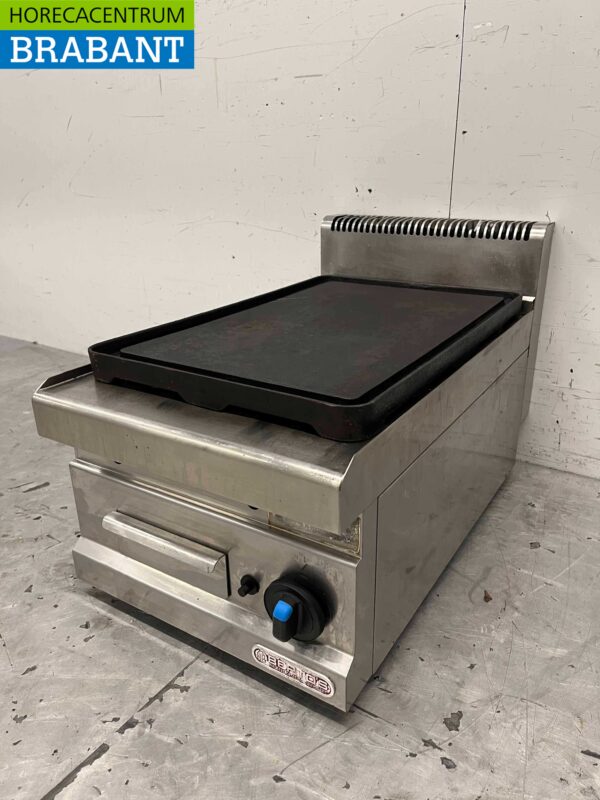 Planche à griller Berto en acier inoxydable Planche à griller lisse 40 cm GAS Horeca – Image 2
