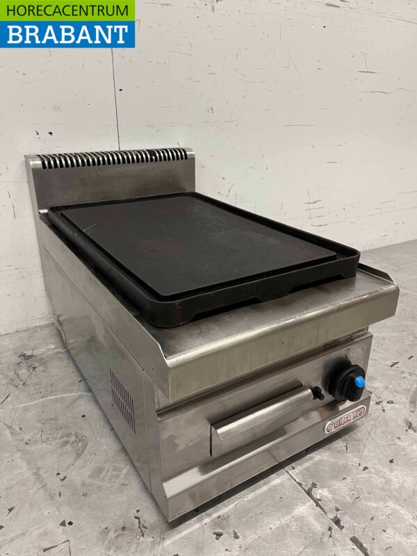 Planche à griller Berto en acier inoxydable Planche à griller lisse 40 cm GAS Horeca – Image 3