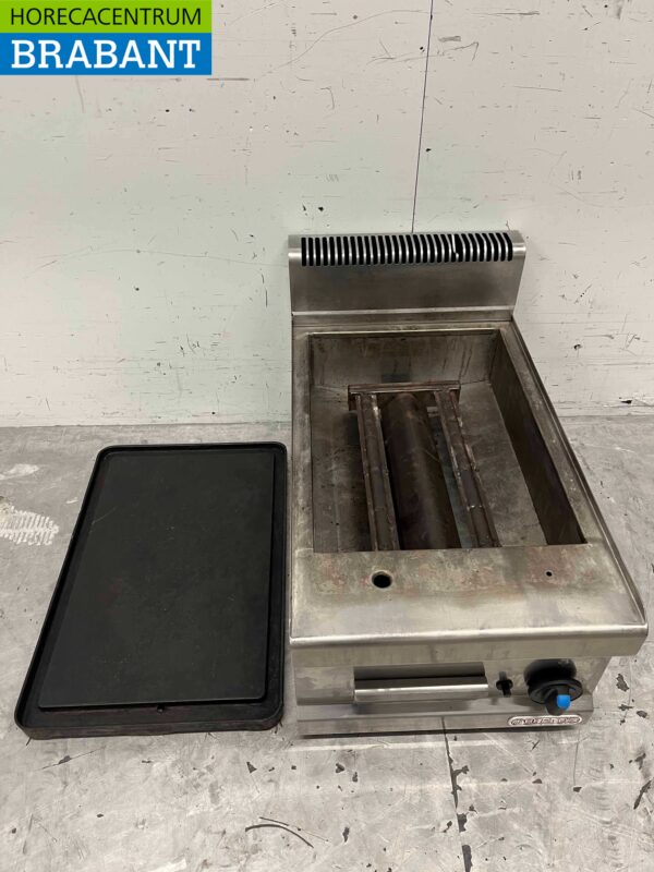 Planche à griller Berto en acier inoxydable Planche à griller lisse 40 cm GAS Horeca – Image 4