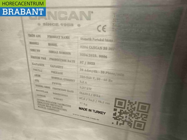 Cancan Presse-agrumes automatique avec réservoir 230V Restauration – Image 14