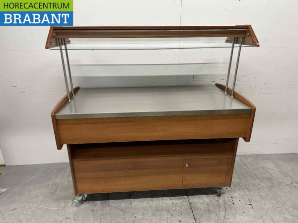 Maxxfrost Buffet de maintien au chaud Buffet de distribution Buffet Section de buffet 4 x 1/1 gastronormes / GN 149 cm 230V Horeca