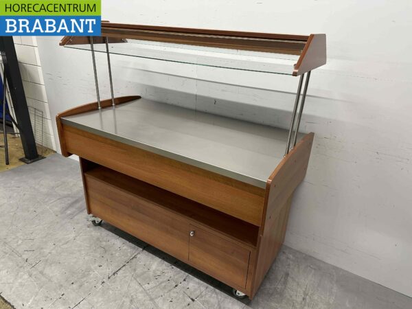 Maxxfrost Buffet de maintien au chaud Buffet de distribution Buffet Section de buffet 4 x 1/1 gastronormes / GN 149 cm 230V Horeca – Image 2