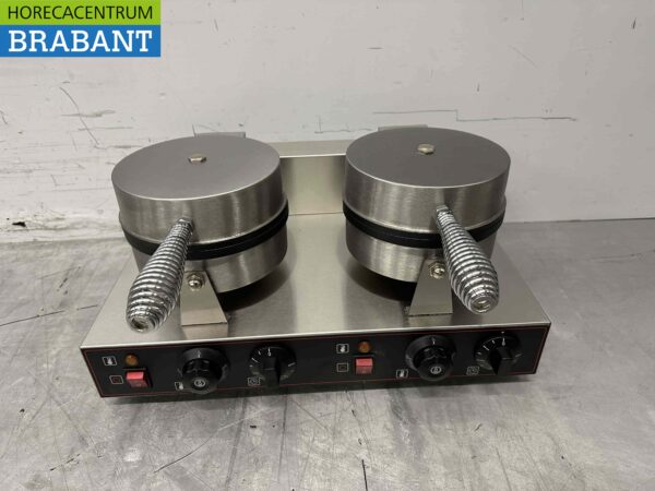 Gaufrier double en acier inoxydable avec minuterie 230V Restauration