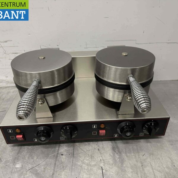 Gaufrier double en acier inoxydable avec minuterie 230V Restauration