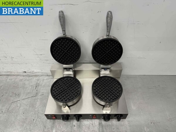 Gaufrier double en acier inoxydable avec minuterie 230V Restauration – Image 5