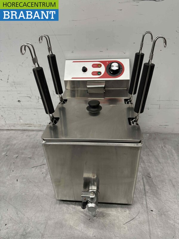 Acier inoxydable Cuiseur de pâtes électrique Pâtes 4 paniers 230V Restauration