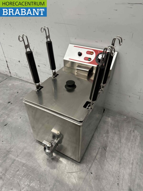 Acier inoxydable Cuiseur de pâtes électrique Pâtes 4 paniers 230V Restauration – Image 4
