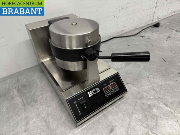Acier inoxydable Gaufrier numérique avec minuterie 230V Restauration – Image 3