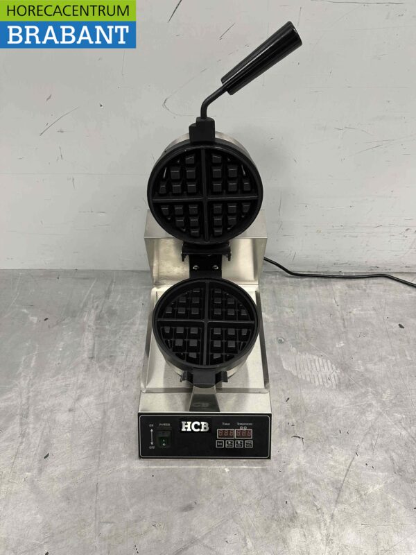 Acier inoxydable Gaufrier numérique avec minuterie 230V Restauration – Image 5