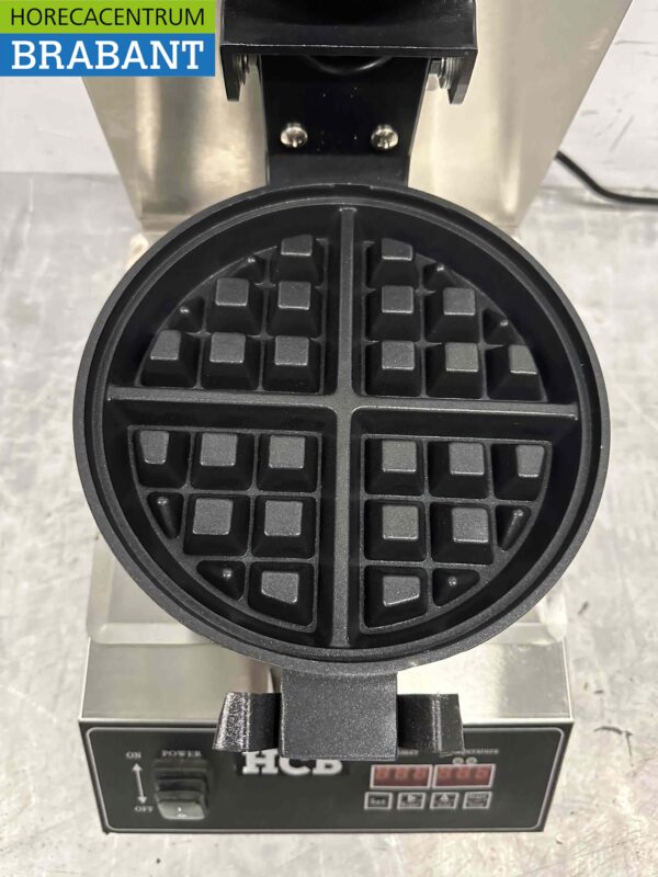 Acier inoxydable Gaufrier numérique avec minuterie 230V Restauration – Image 6