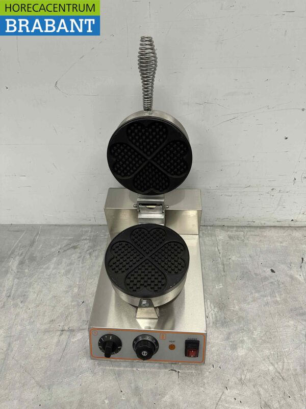 Cœurs de gaufrier en acier inoxydable avec minuterie 230V Restauration – Image 5