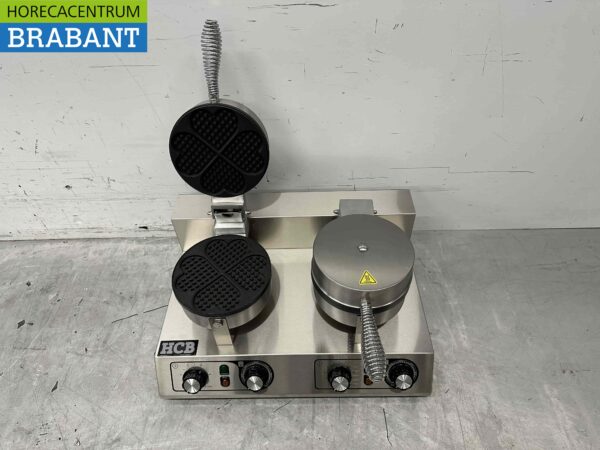 Gaufrier double en acier inoxydable avec minuterie 230V Restauration – Image 5