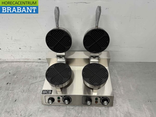 Gaufrier double en acier inoxydable avec minuterie 230V Restauration – Image 6